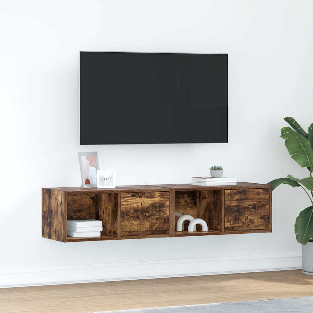 TV skapīši, 2 gab., 60x31x25,5 cm, koks