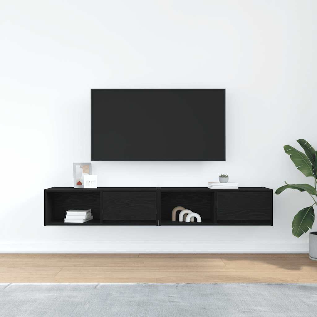 TV skapīši, 2 gab., 80x31x25,5 cm, koks