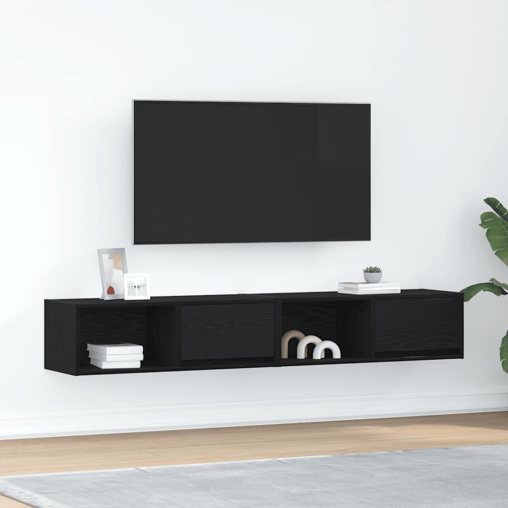 TV skapīši, 2 gab., 80x31x25,5 cm, koks