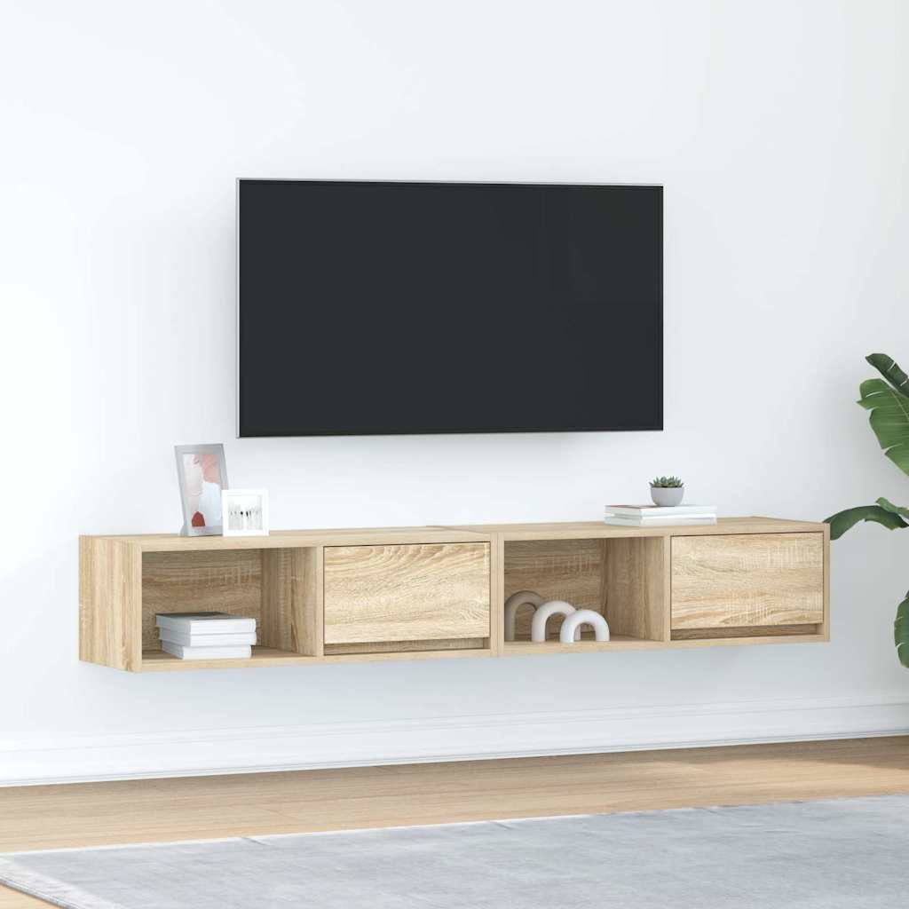 TV skapīši, 2 gab., 80x31x25,5 cm, koks