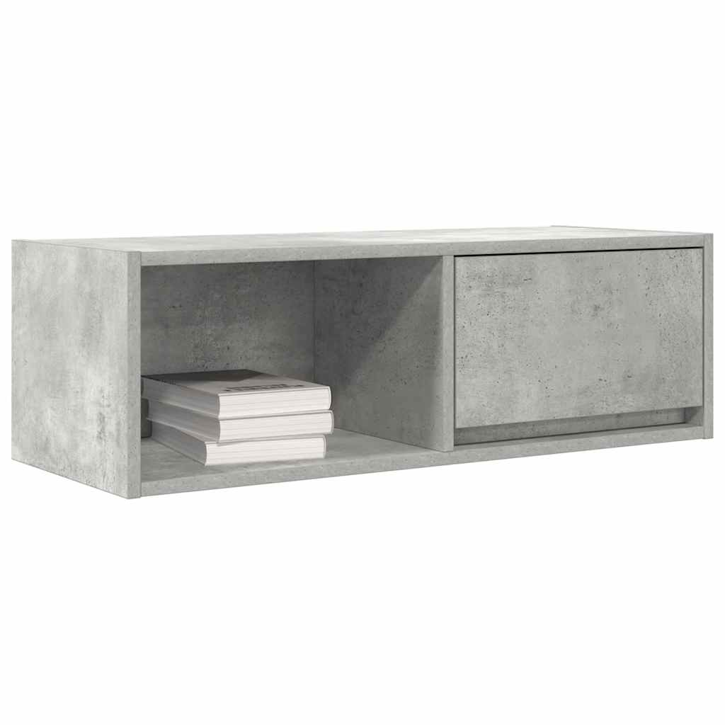 Televizoriaus spintelė, betono, 80x31x25,5cm, apdirbta mediena