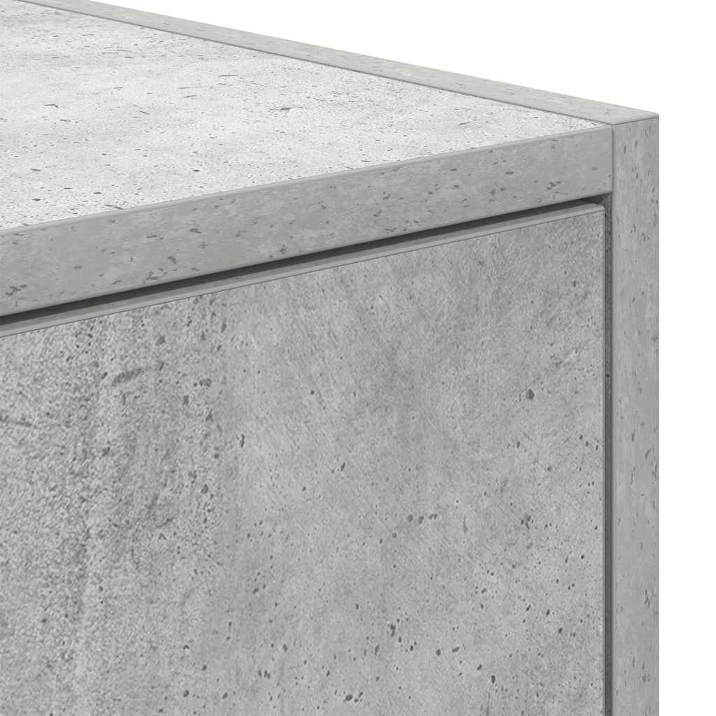 Televizoriaus spintelė, betono, 80x31x25,5cm, apdirbta mediena