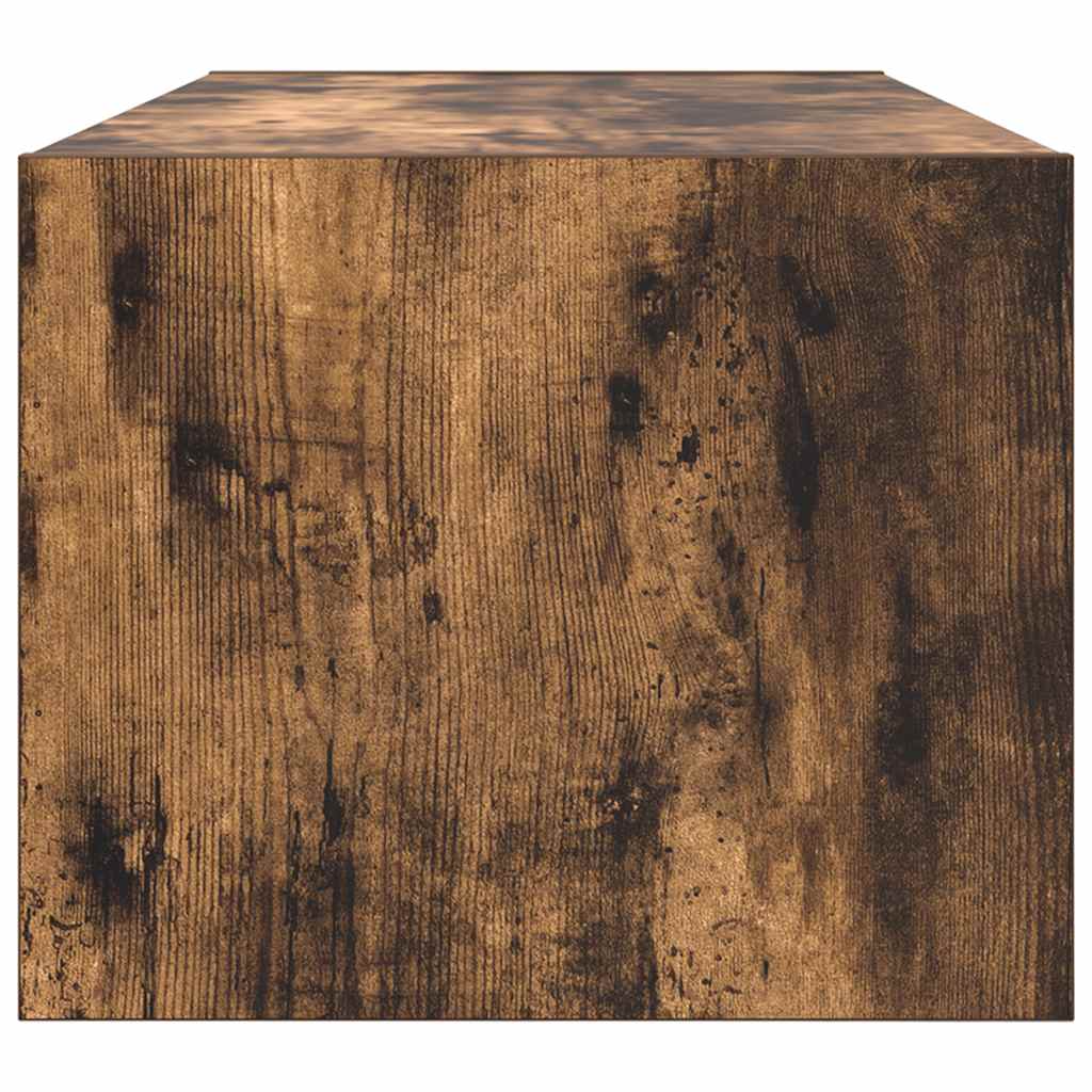 Televizoriaus spintelė, dūminio ąžuolo, 80x31x25,5 cm, mediena