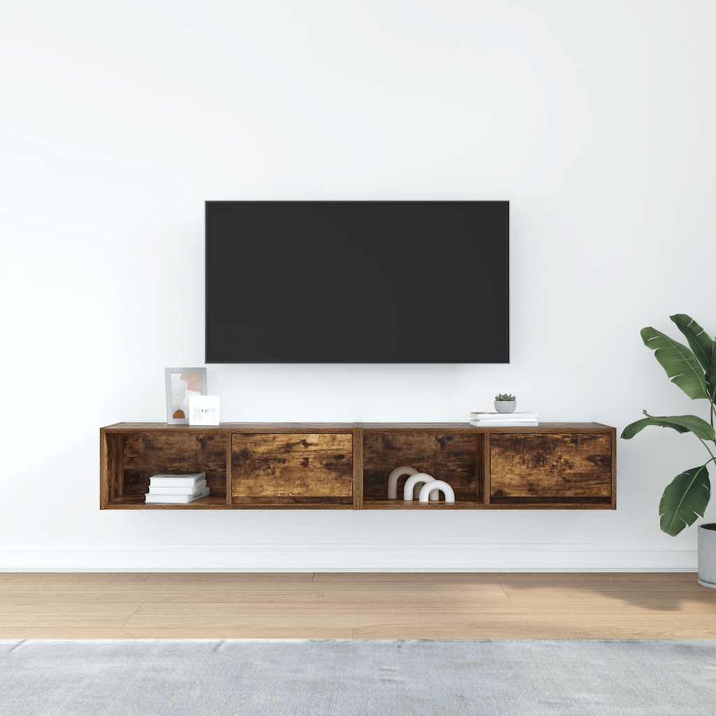 TV skapīši, 2 gab., 80x31x25,5 cm, koks