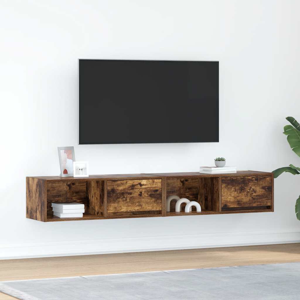 TV skapīši, 2 gab., 80x31x25,5 cm, koks