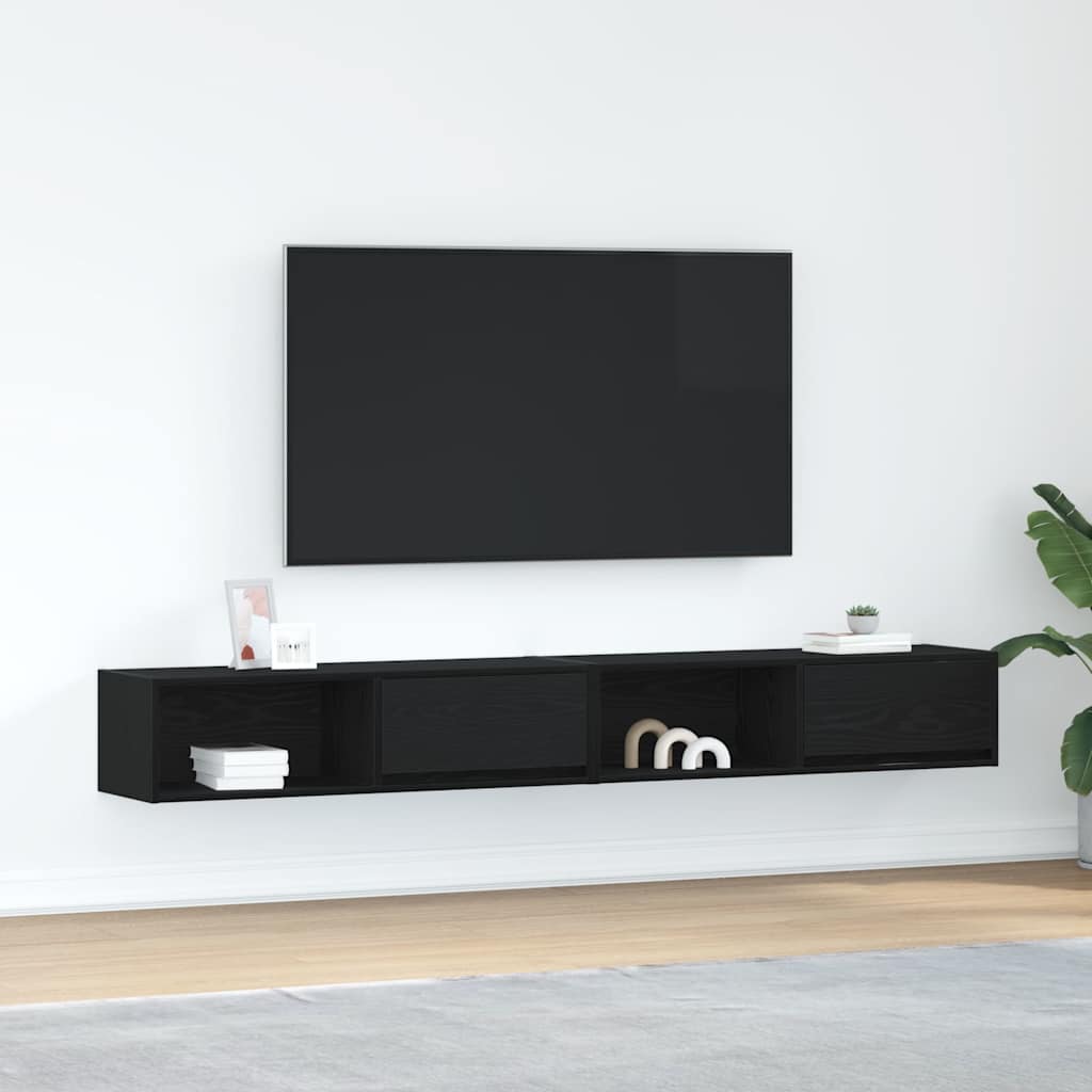 TV skapīši, 2 gab., 100x31x25,5 cm, koks