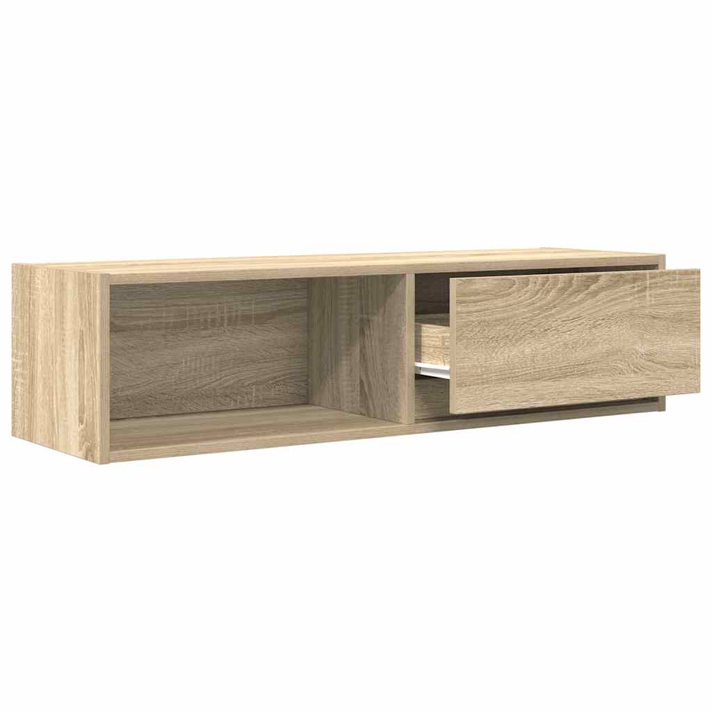 Televizora skapītis, ozolkoka, 100x31x25,5cm, apstrādāta koksne