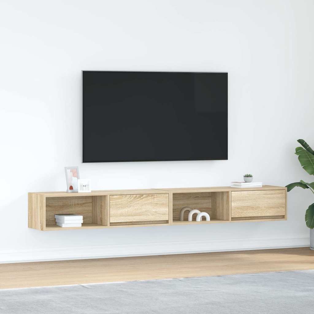 TV skapīši, 2 gab., 100x31x25,5 cm, koks