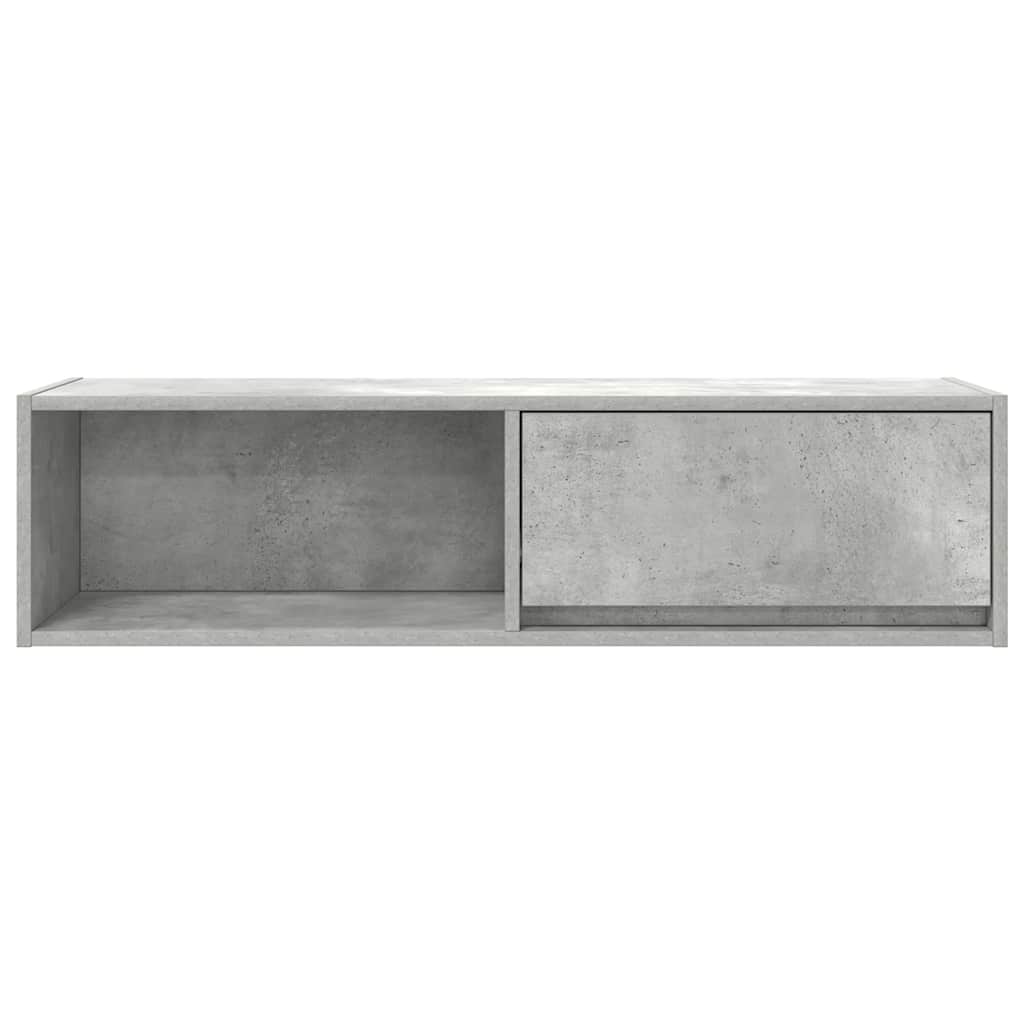 Televizoriaus spintelė, betono, 100x31x25,5cm, apdirbta mediena