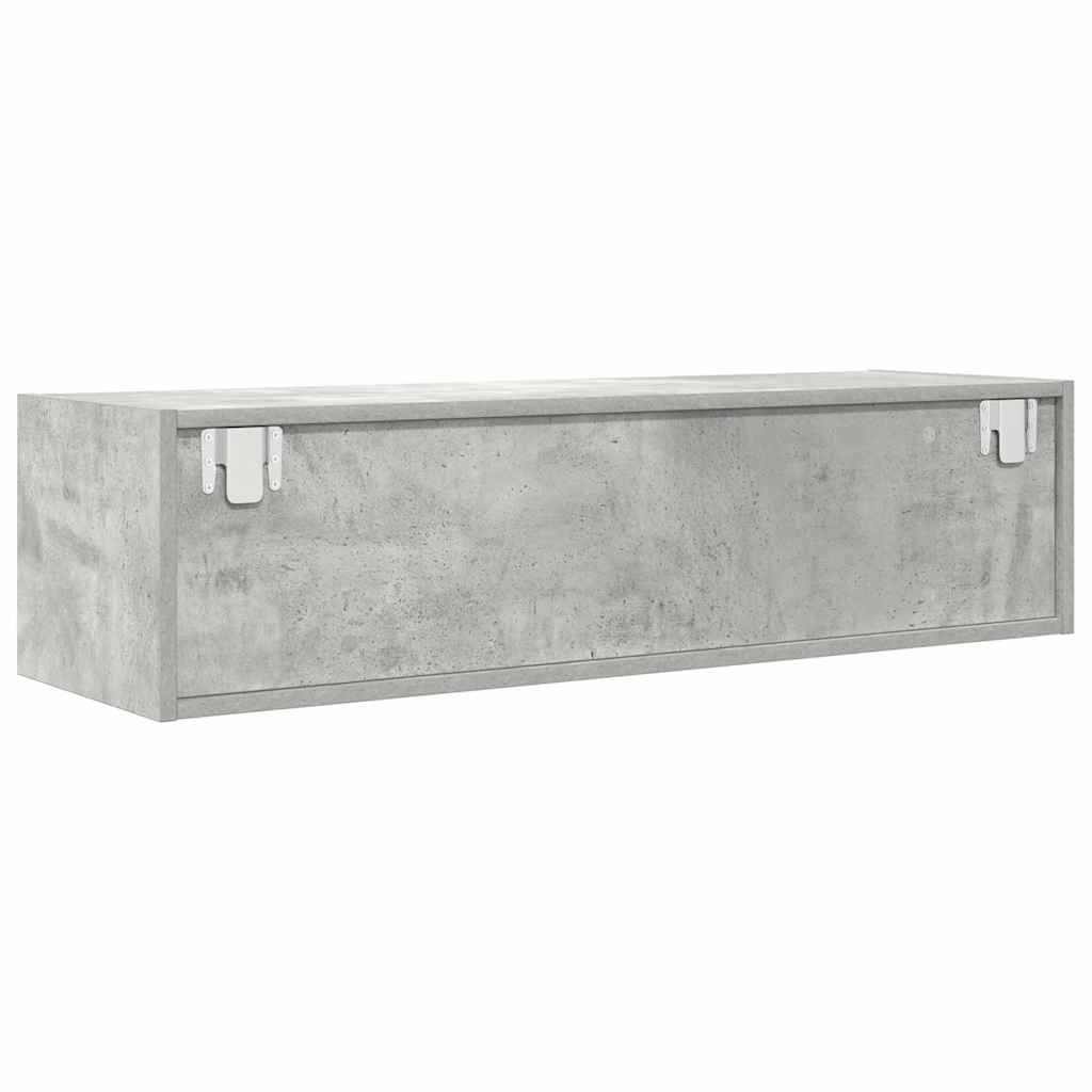 Televizoriaus spintelė, betono, 100x31x25,5cm, apdirbta mediena
