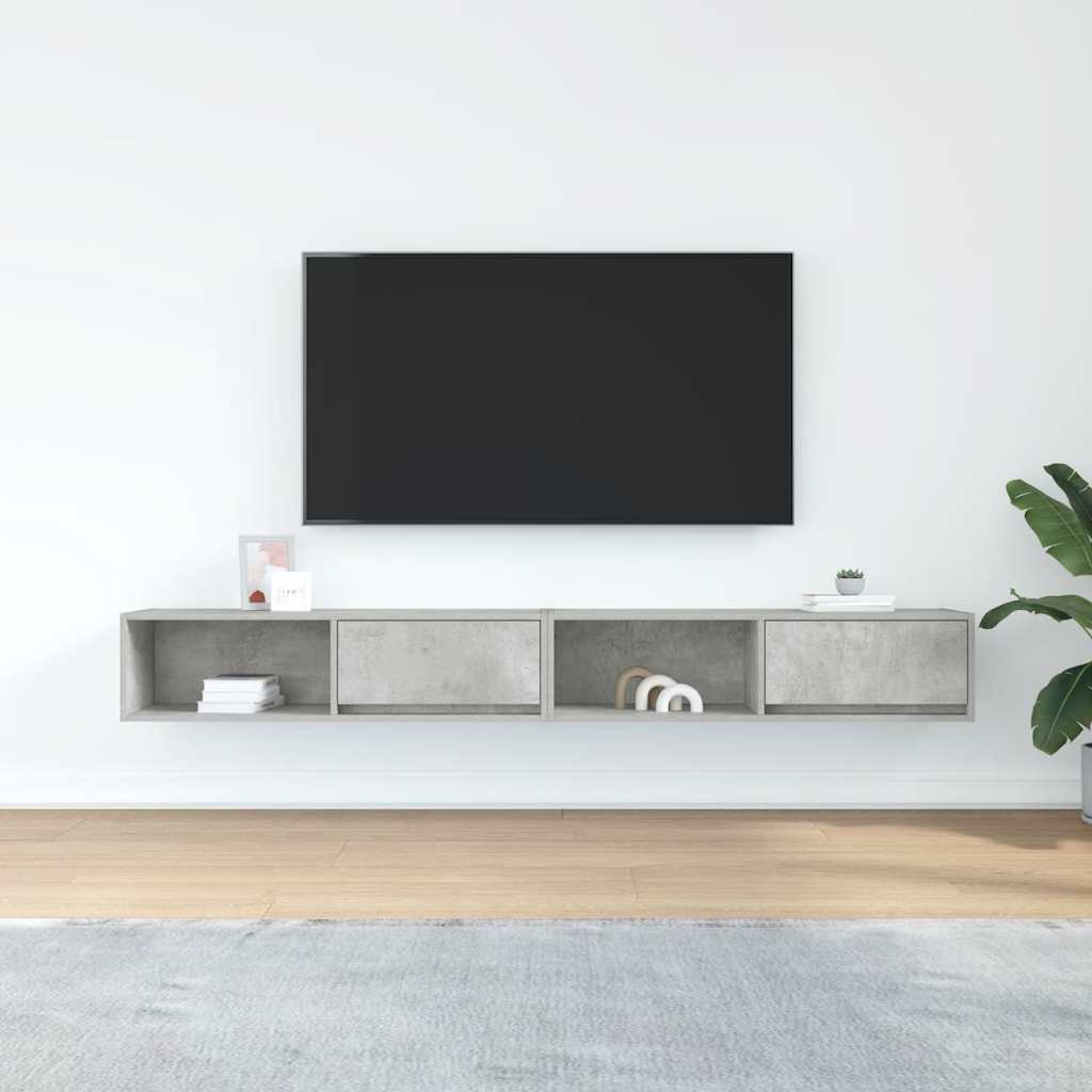 TV cabinets, 2 pcs., 100x31x25.5 cm, wood