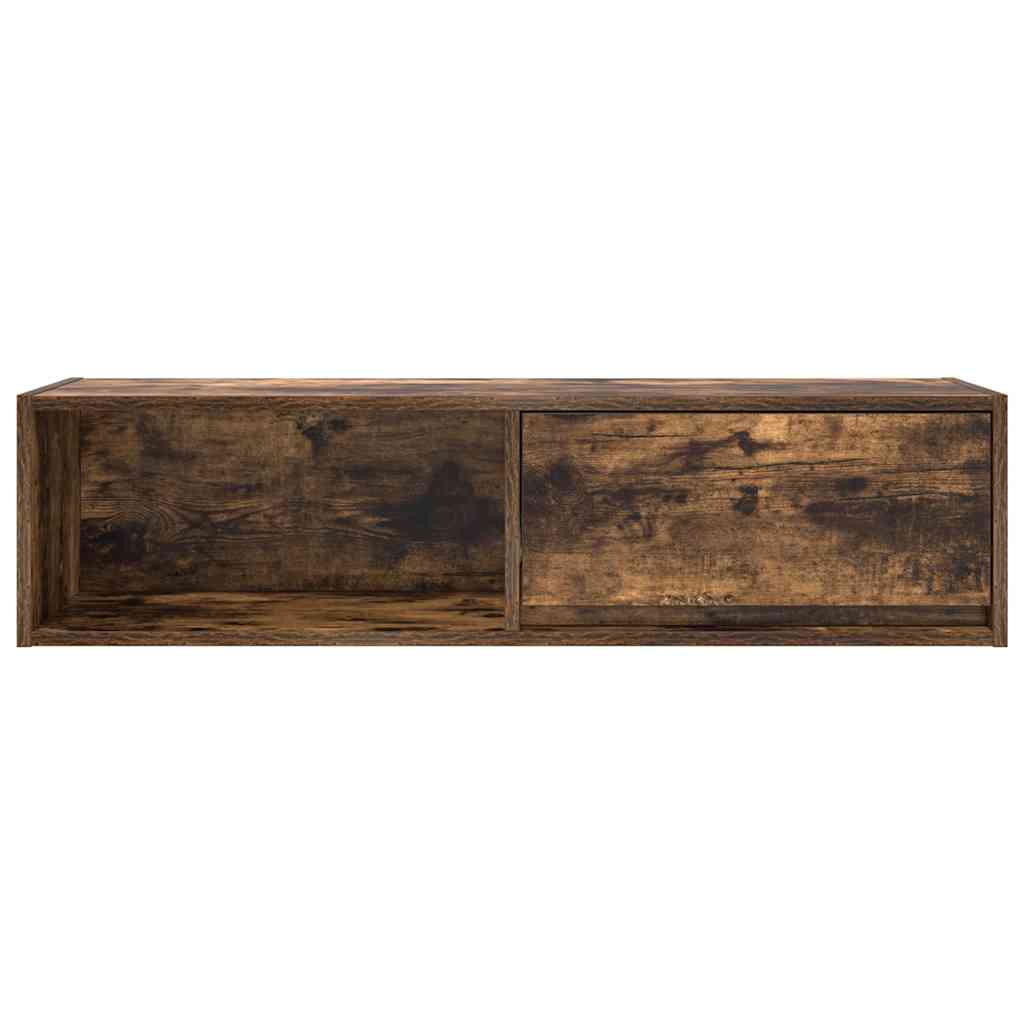 TV skapītis, dūmu ozola, 100x31x25,5 cm, koks