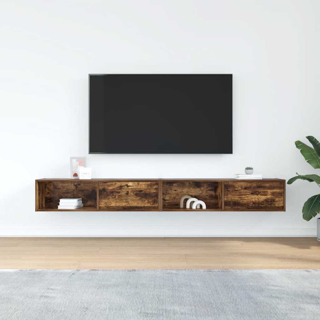 TV skapīši, 2 gab., 100x31x25,5 cm, koks