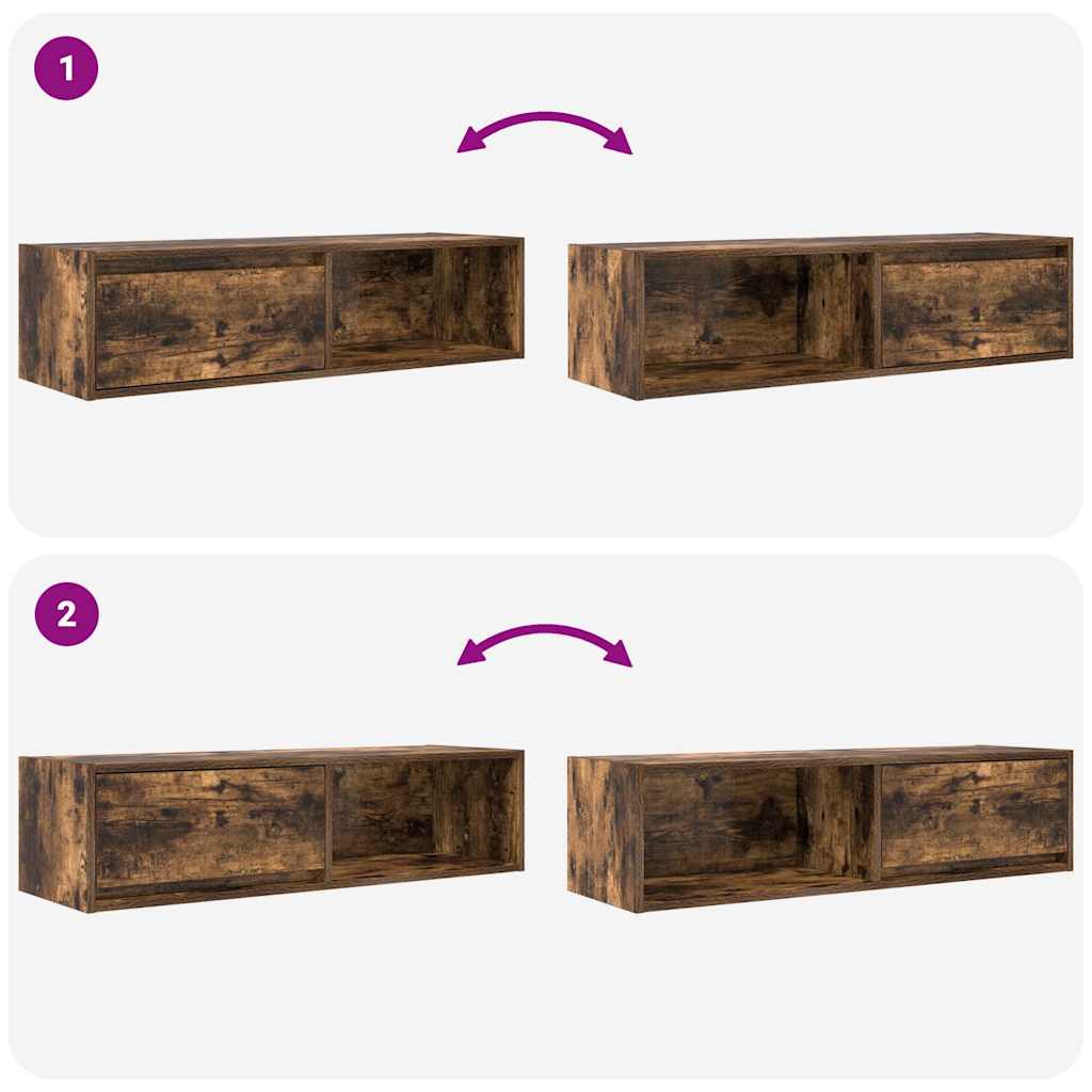 TV skapīši, 2 gab., 100x31x25,5 cm, koks