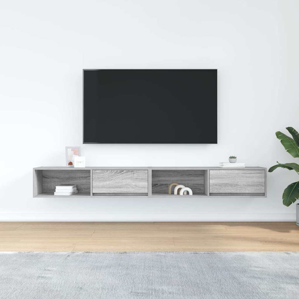 TV skapīši, 2 gab., 100x31x25,5 cm, koks