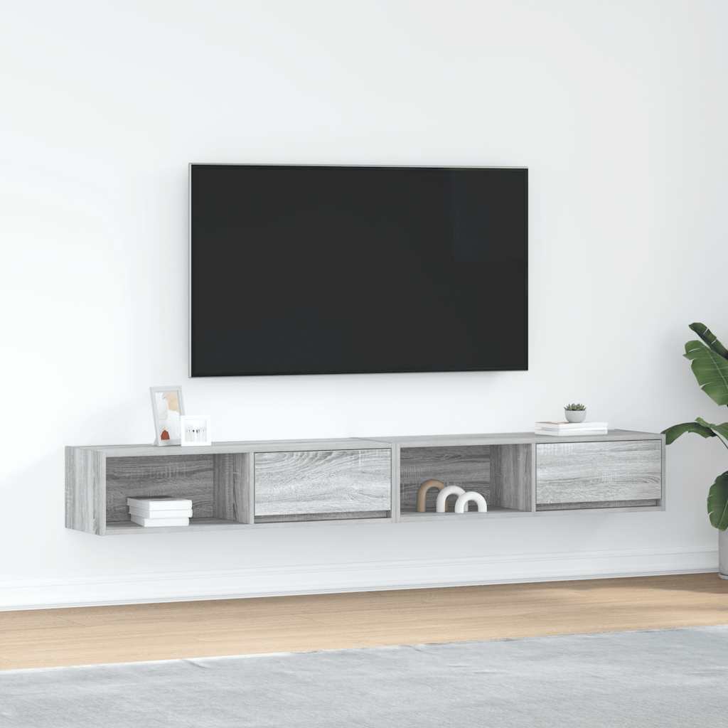 TV skapīši, 2 gab., 100x31x25,5 cm, koks
