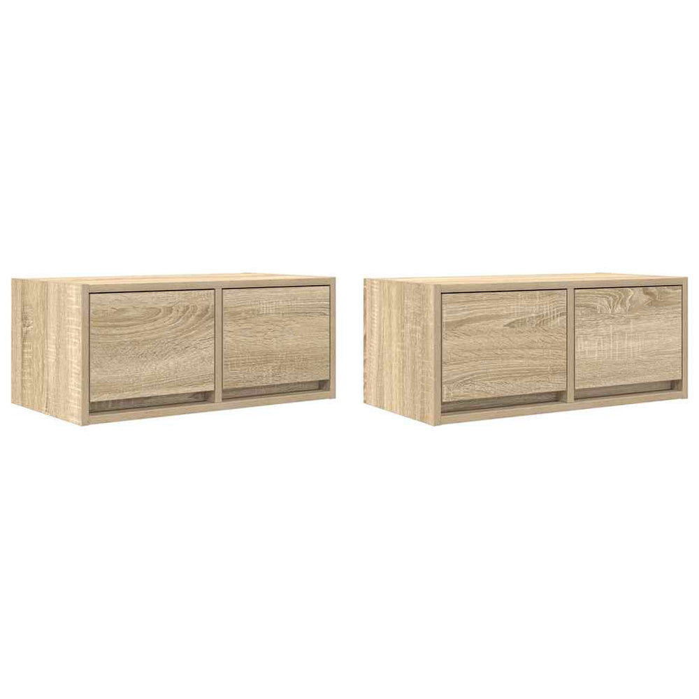 Televizoriaus spintelės, 2vnt., 60x31x25,5 cm, mediena