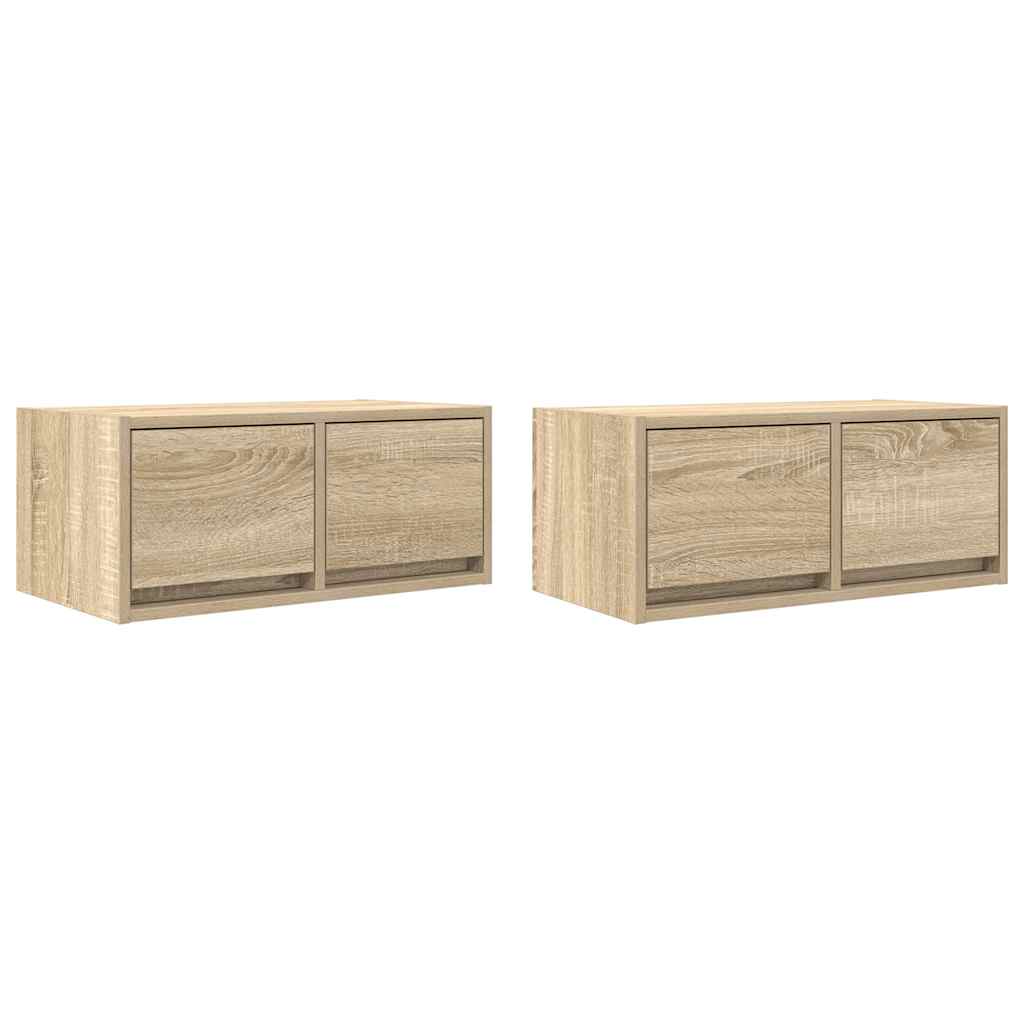 Televizoriaus spintelės, 2vnt., 60x31x25,5 cm, mediena