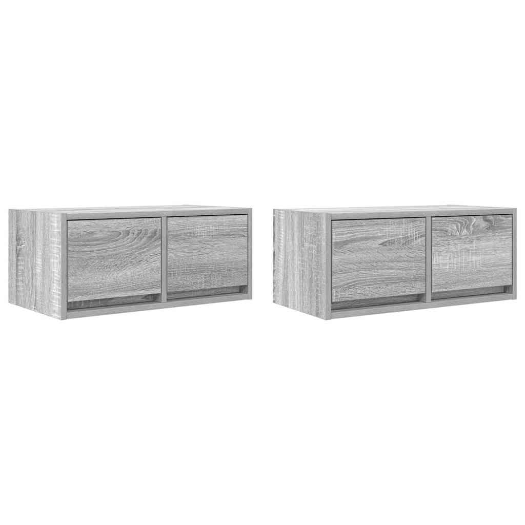 Televizoriaus spintelės, 2vnt., 60x31x25,5 cm, mediena