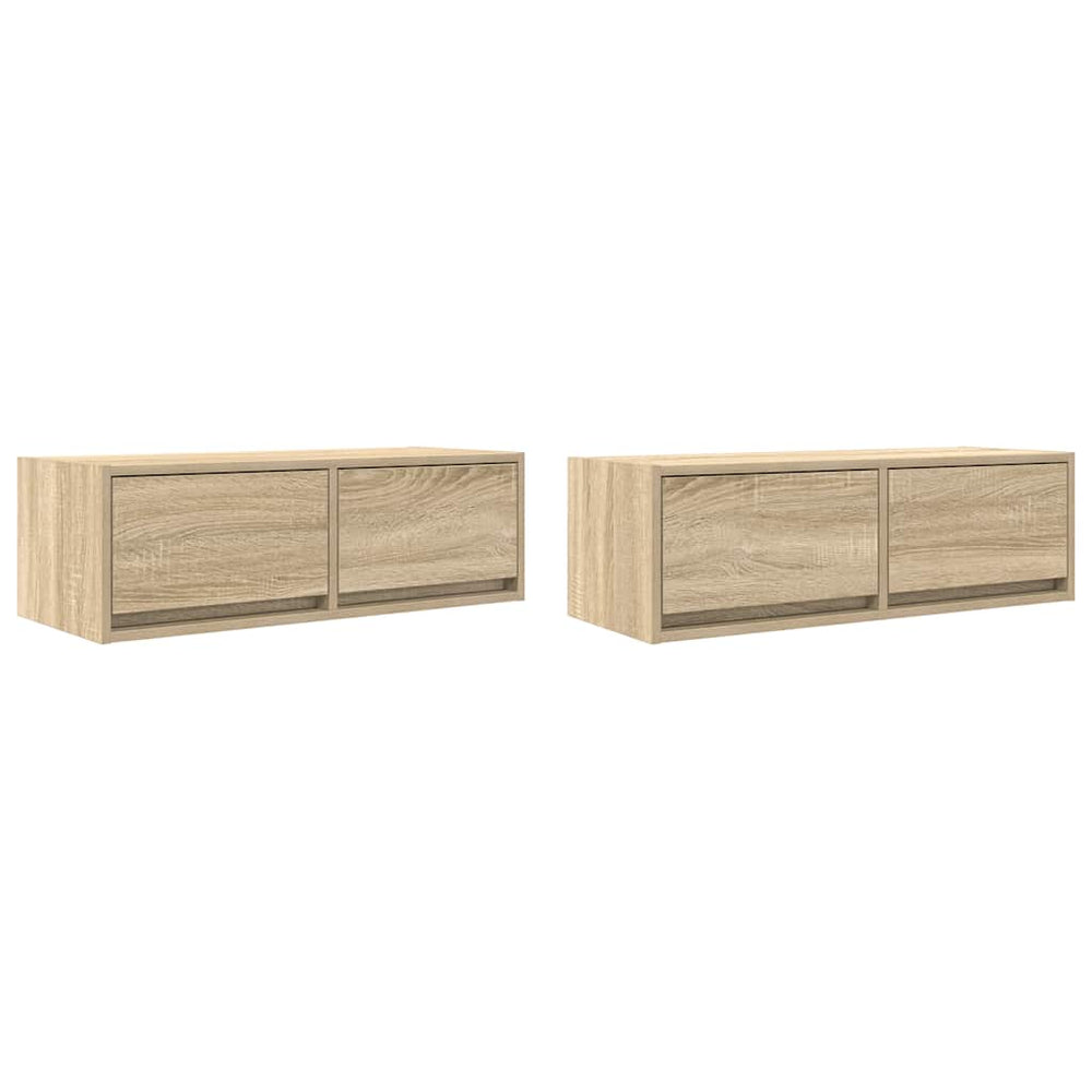Televizoriaus spintelės, 2vnt., 80x31x25,5 cm, mediena
