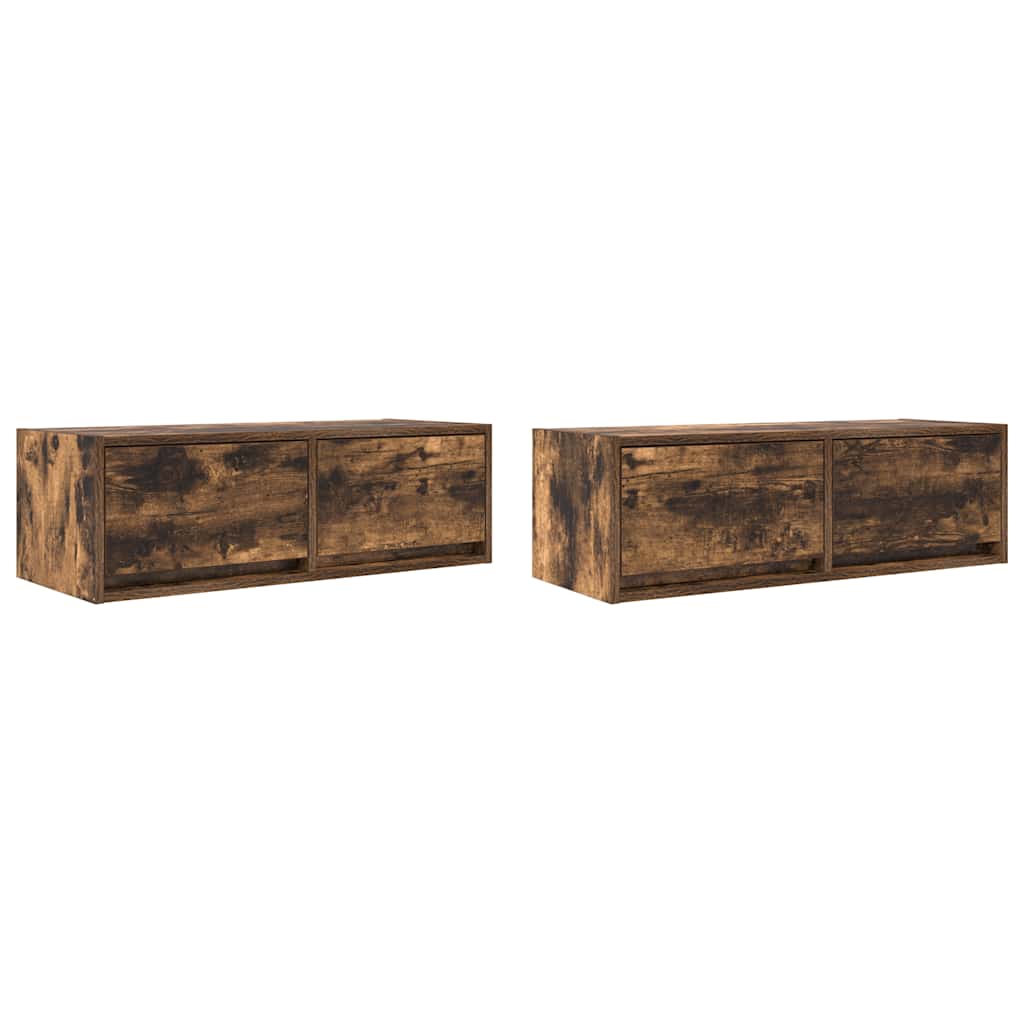 Televizoriaus spintelės, 2vnt., 80x31x25,5 cm, mediena