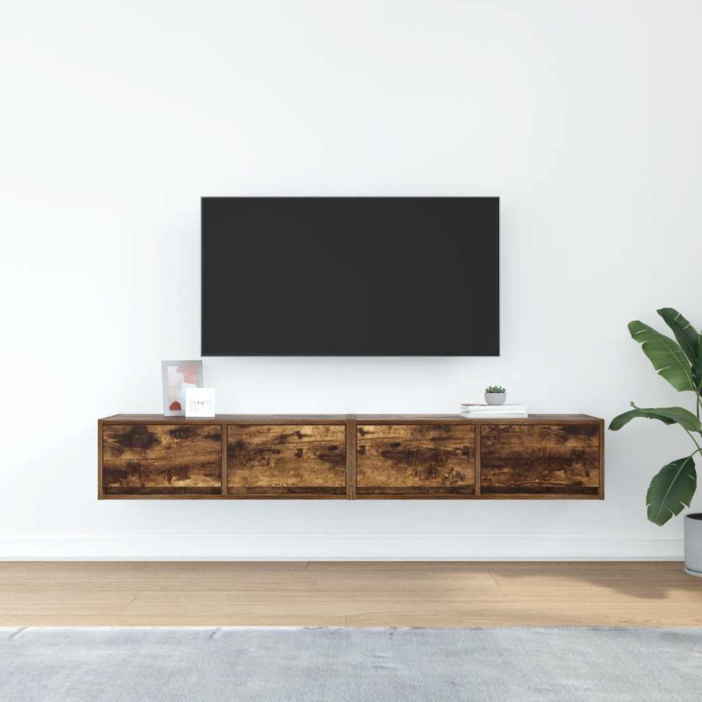 Televizoriaus spintelės, 2vnt., 80x31x25,5 cm, mediena