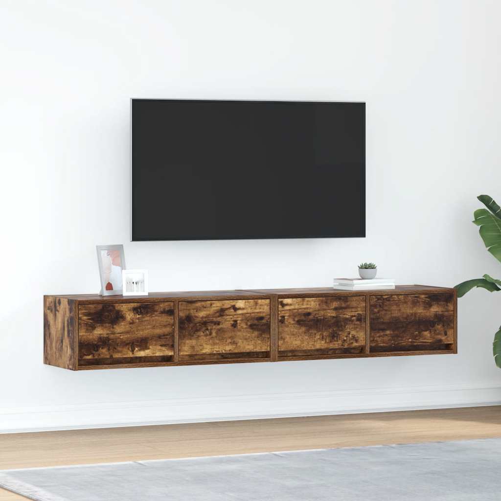 Televizoriaus spintelės, 2vnt., 80x31x25,5 cm, mediena