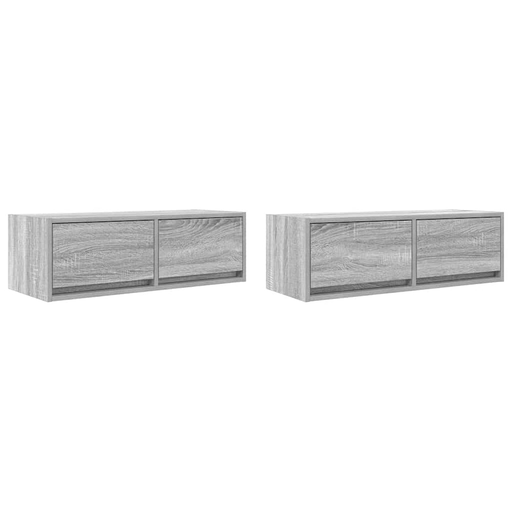 Televizoriaus spintelės, 2vnt., 80x31x25,5 cm, mediena