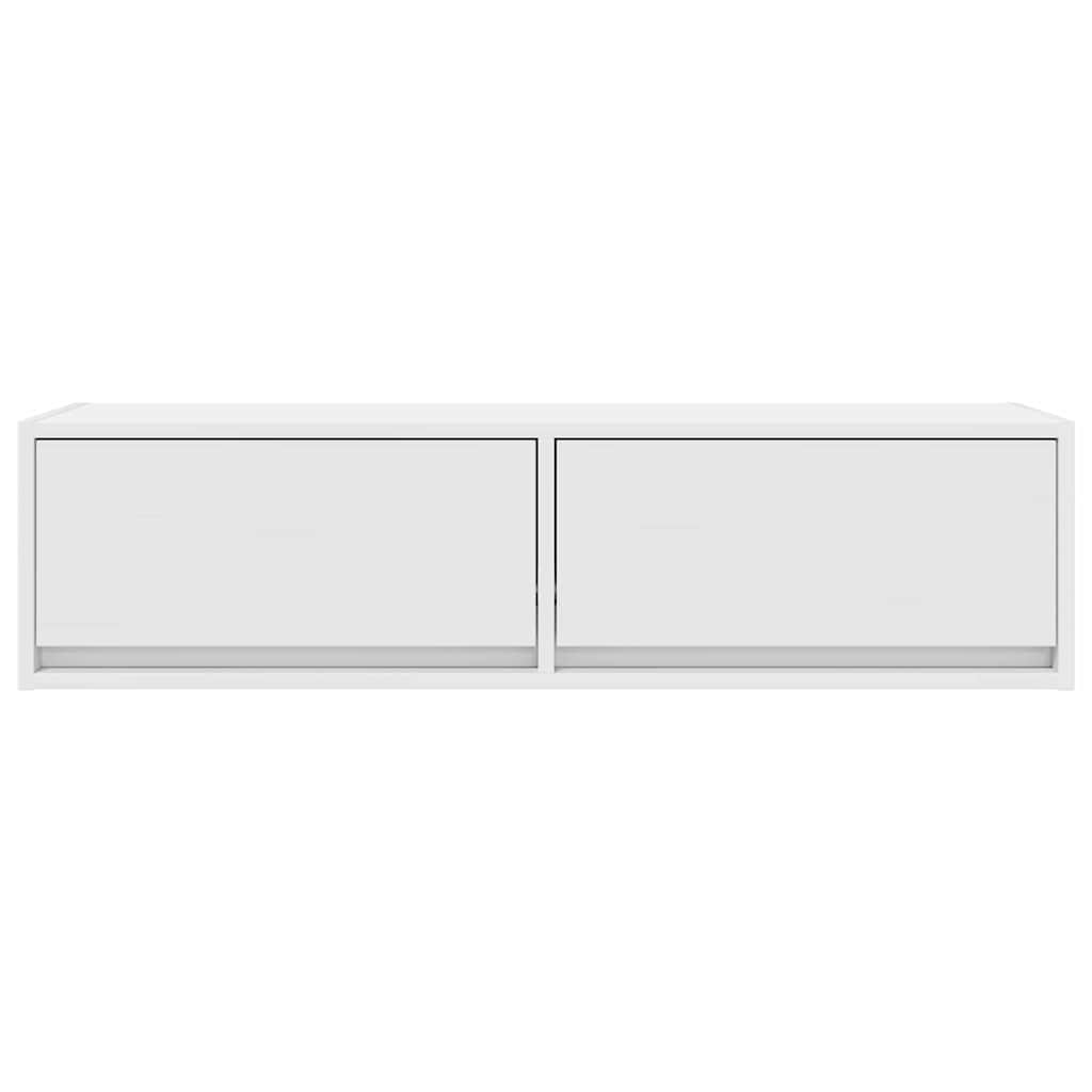TV skapītis ar atvilktnēm Balts 100 x 31 x 25.5 cm