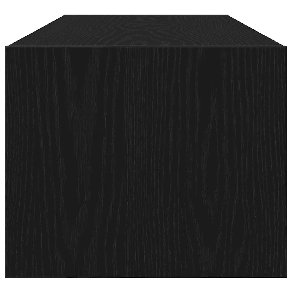 Televizoriaus spintelė juoda ąžuolo 100 x 31 x 25.5 cm