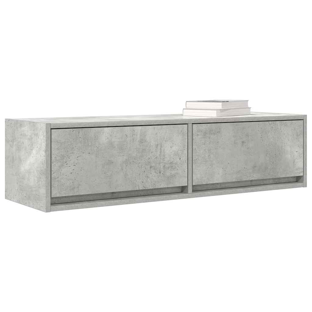 Televizoriaus spintelė Betono pilka 100 x 31 x 25.5 cm