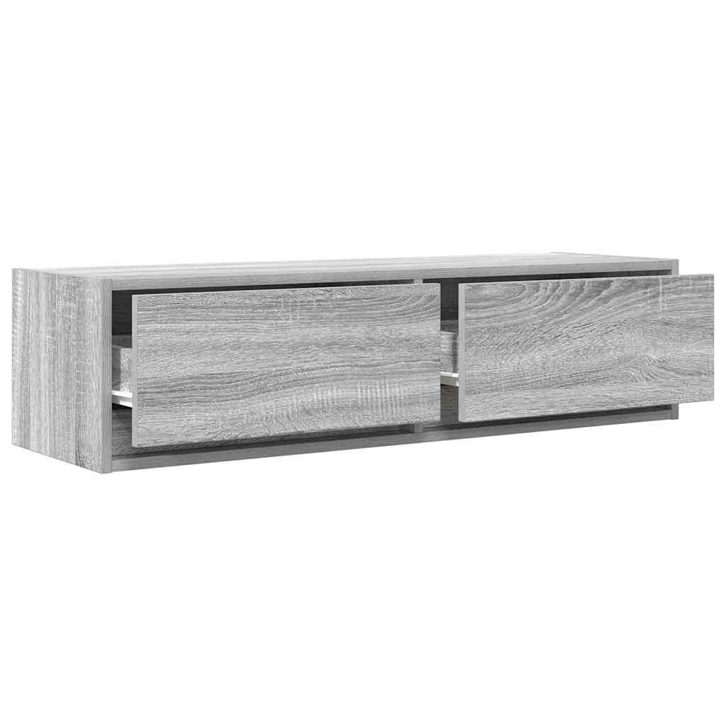 Televizoriaus spintelė Pilka sonoma ąžuolo 100 x 31 x 25.5 cm