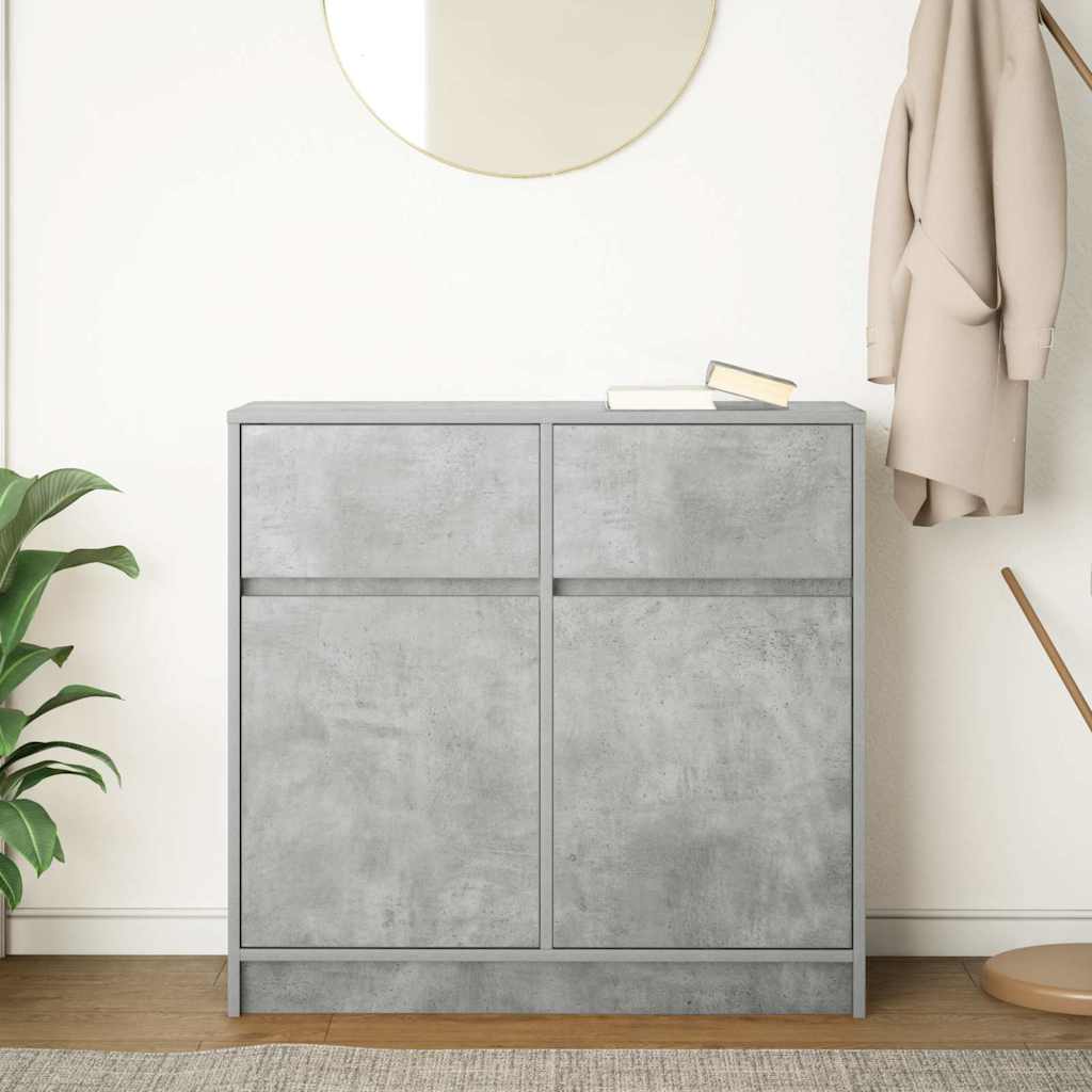 Side cabinet with a drawer, 80x34x76 cm, wood