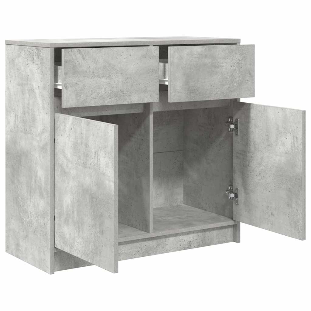 Side cabinet with a drawer, 80x34x76 cm, wood