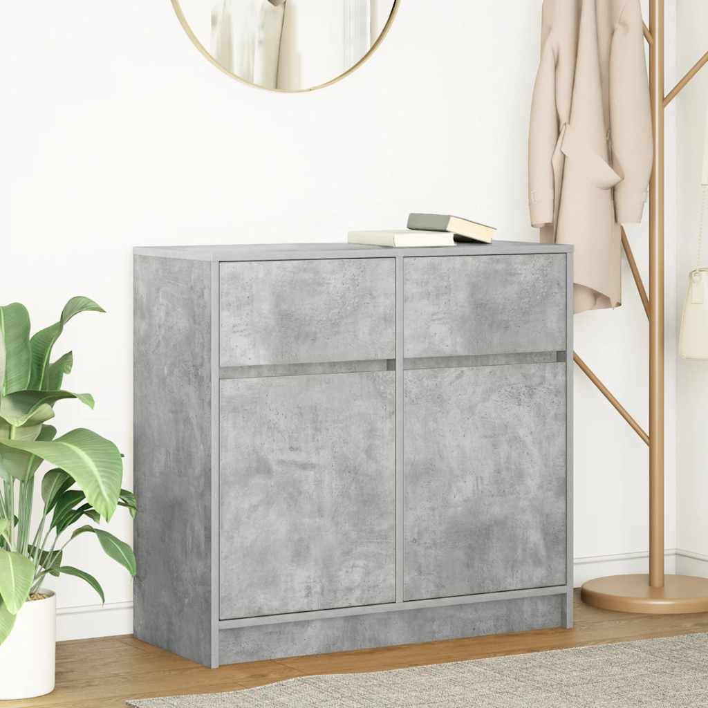 Side cabinet with a drawer, 80x34x76 cm, wood