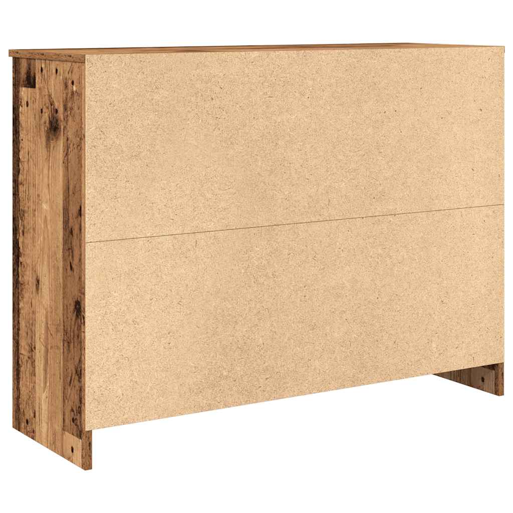 Sānu skapītis ar atvilktni, 101x35x76 cm, koks