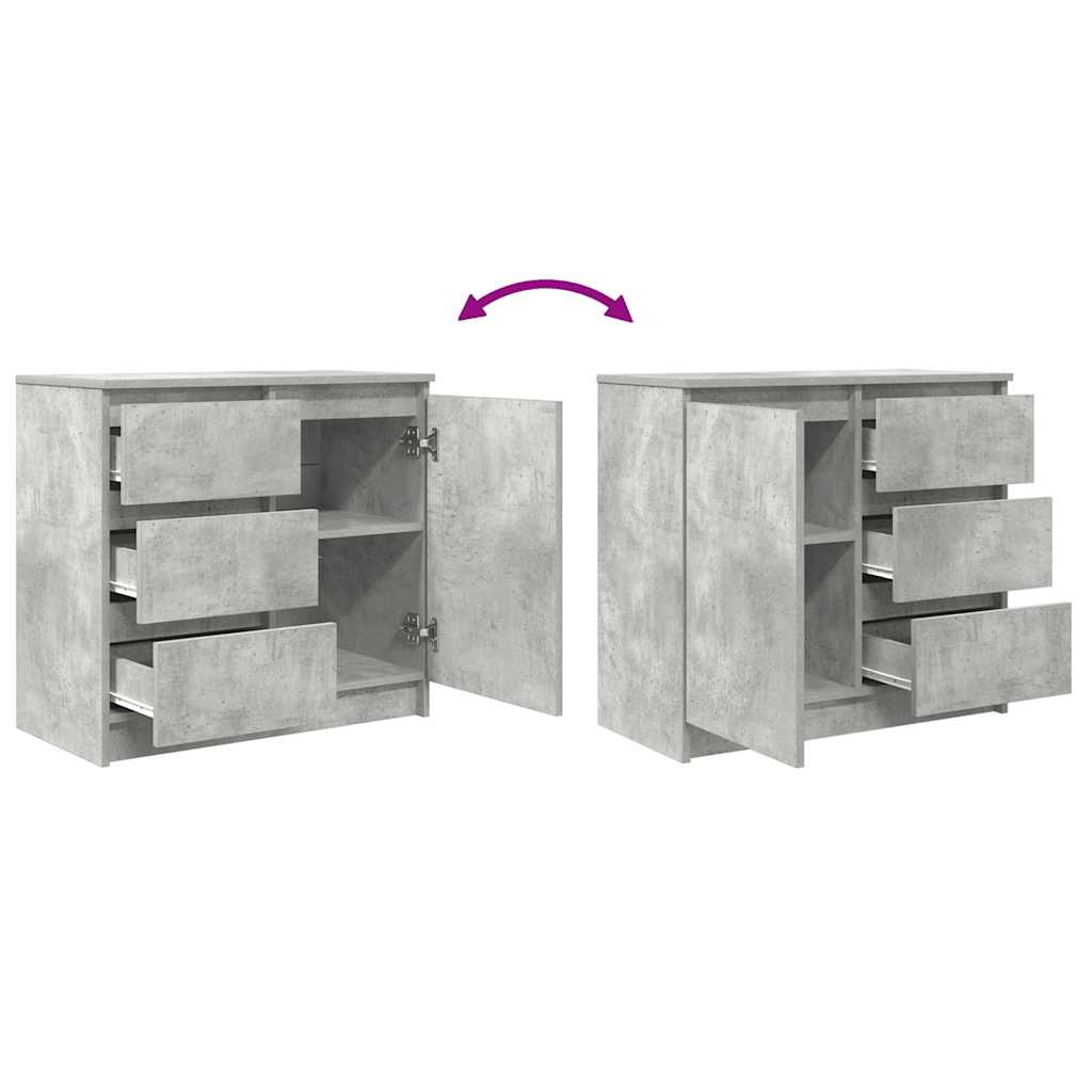 Side cabinet with drawer, 71x35x65 cm, wood