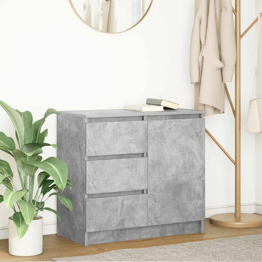 Side cabinet with drawer, 71x35x65 cm, wood