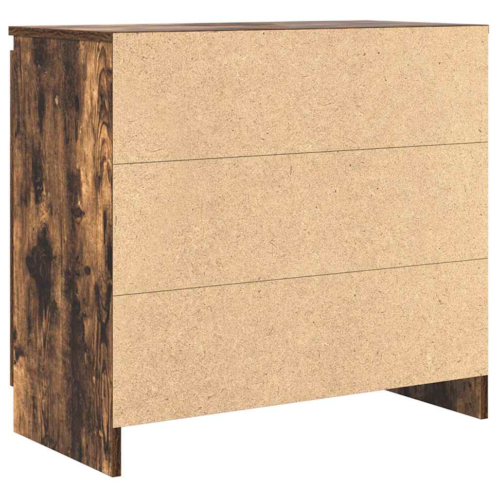 Sānu galds ar atvilktni, 71x35x65 cm, koks