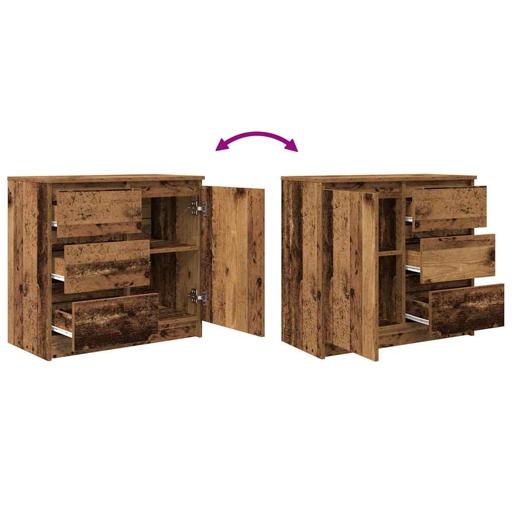 Side cabinet with drawer, 71x35x65 cm, wood