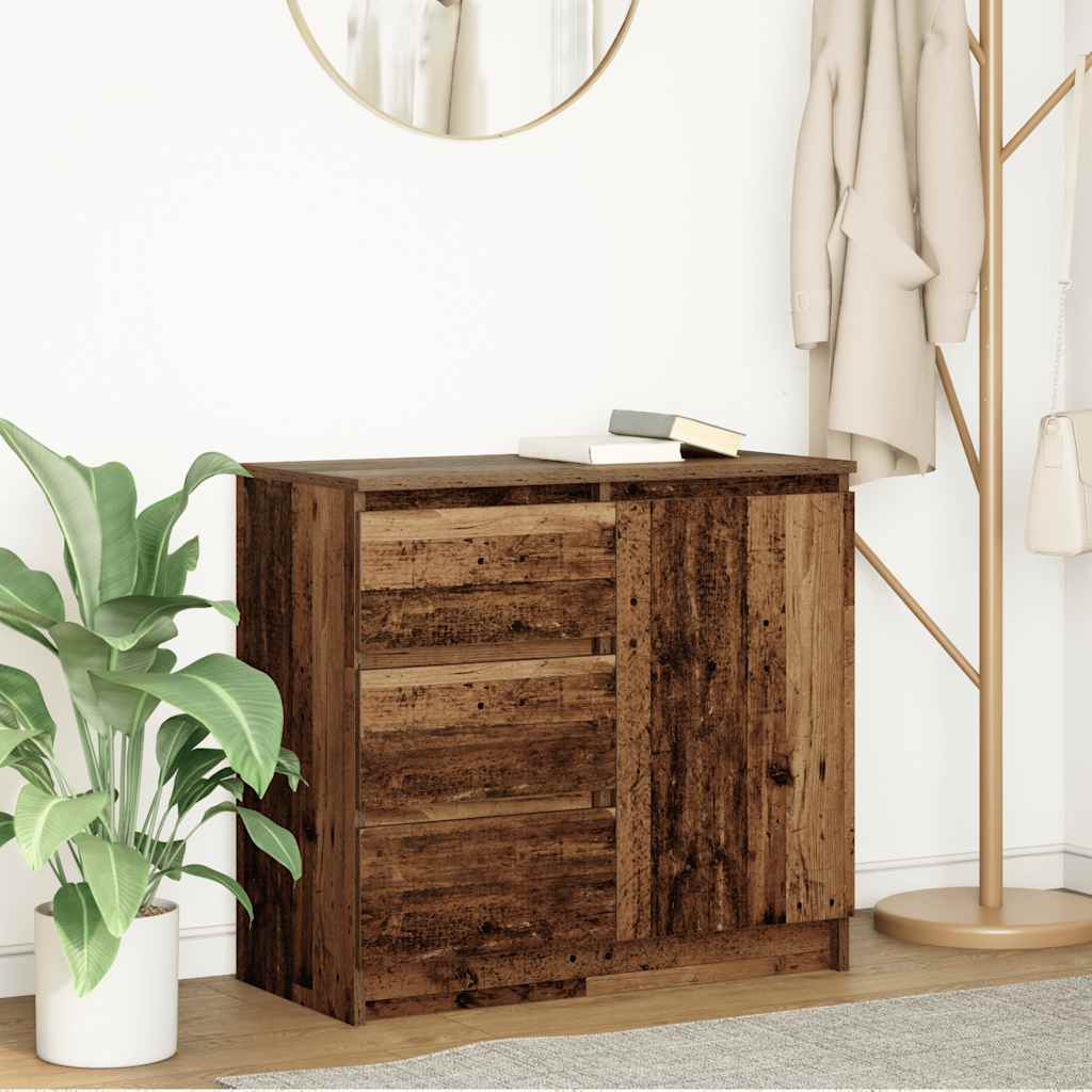 Side cabinet with drawer, 71x35x65 cm, wood