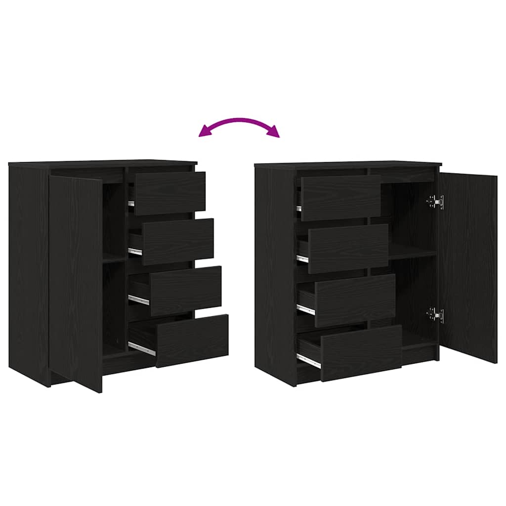 Sideboard with drawers, 71x35x84 cm, wood