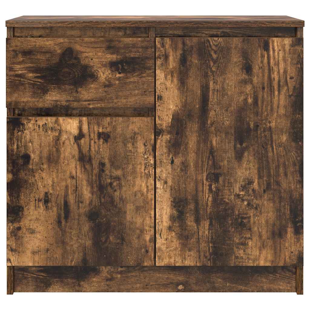 Sānu galds ar atvilktni, 71x35x65 cm, koks