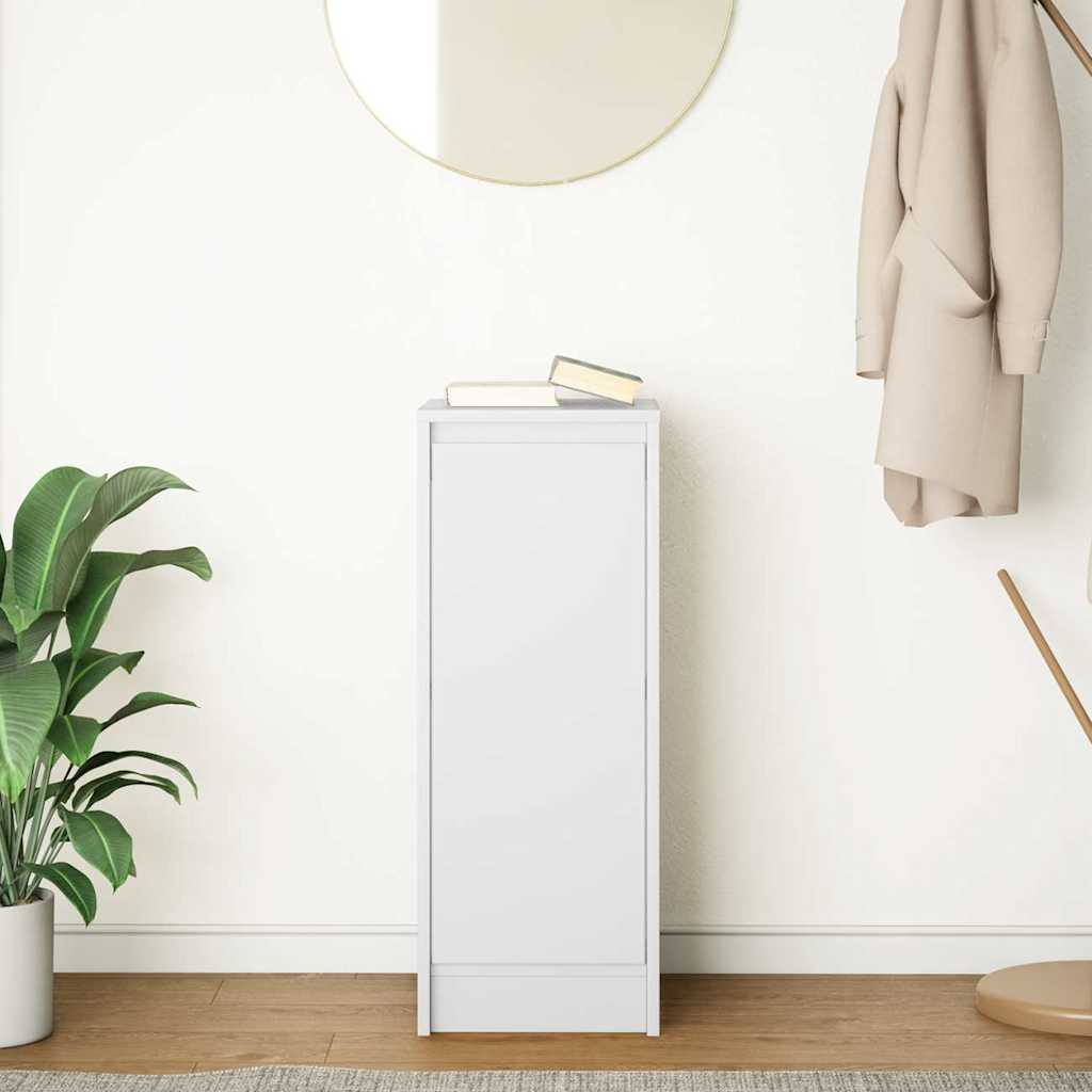 Sideboard, white, 29.5x34x76cm, engineered wood