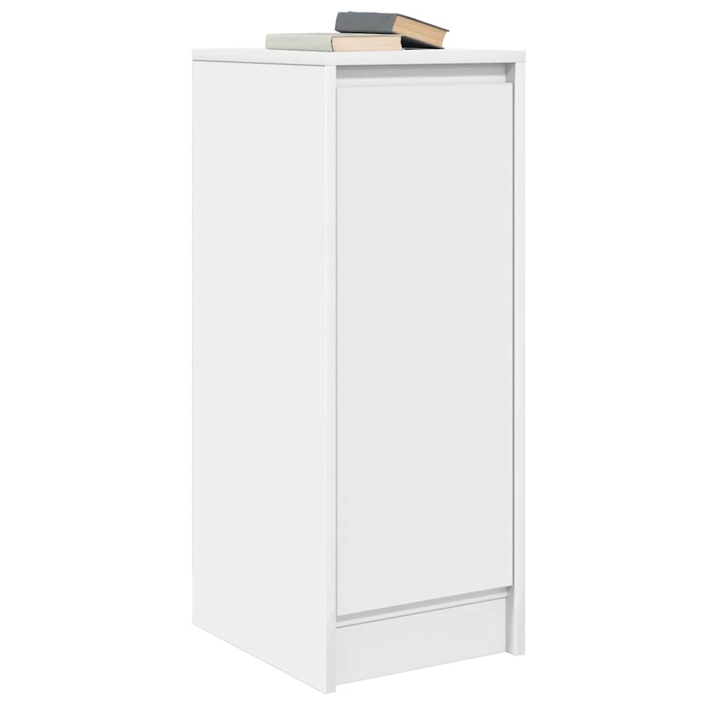 Sideboard, white, 29.5x34x76cm, engineered wood