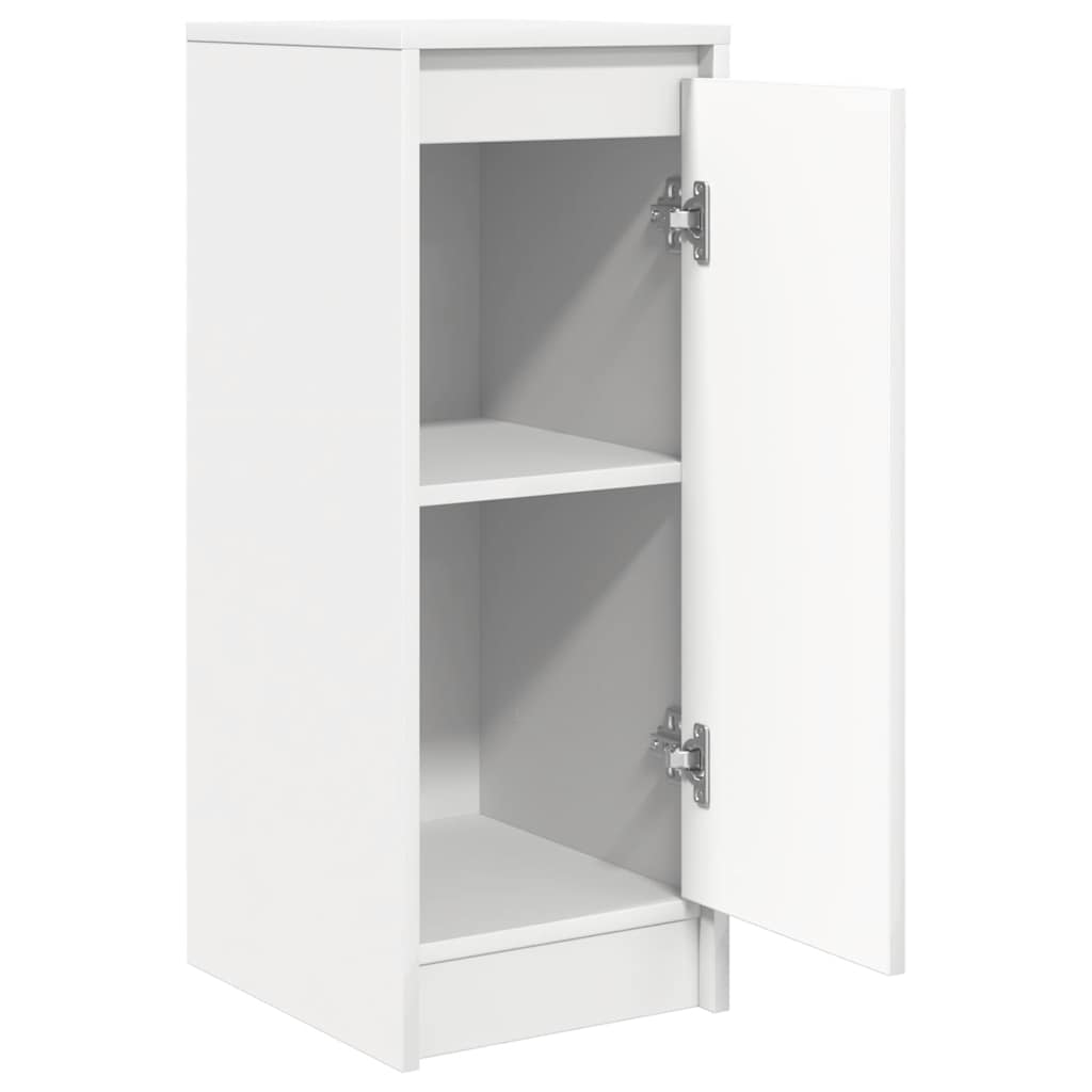 Sideboard, white, 29.5x34x76cm, engineered wood