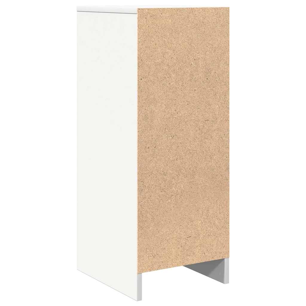 Sideboard, white, 29.5x34x76cm, engineered wood