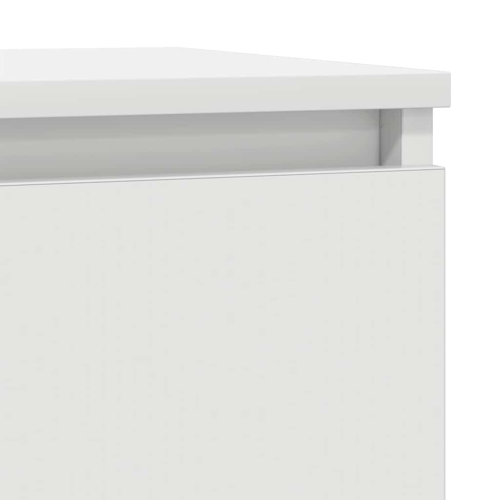 Sideboard, white, 29.5x34x76cm, engineered wood