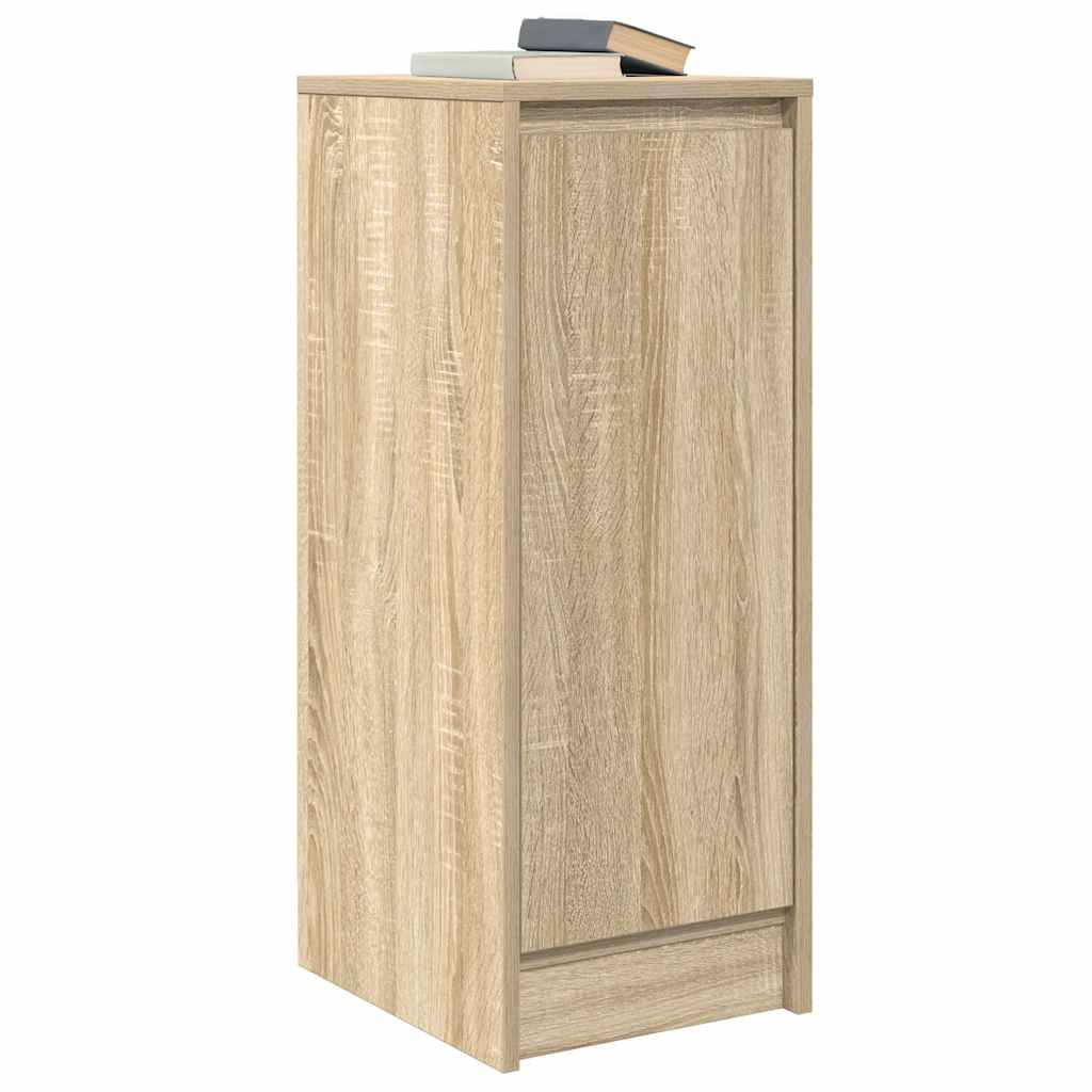 Side cabinet, oak, 29.5x34x76cm, engineered wood