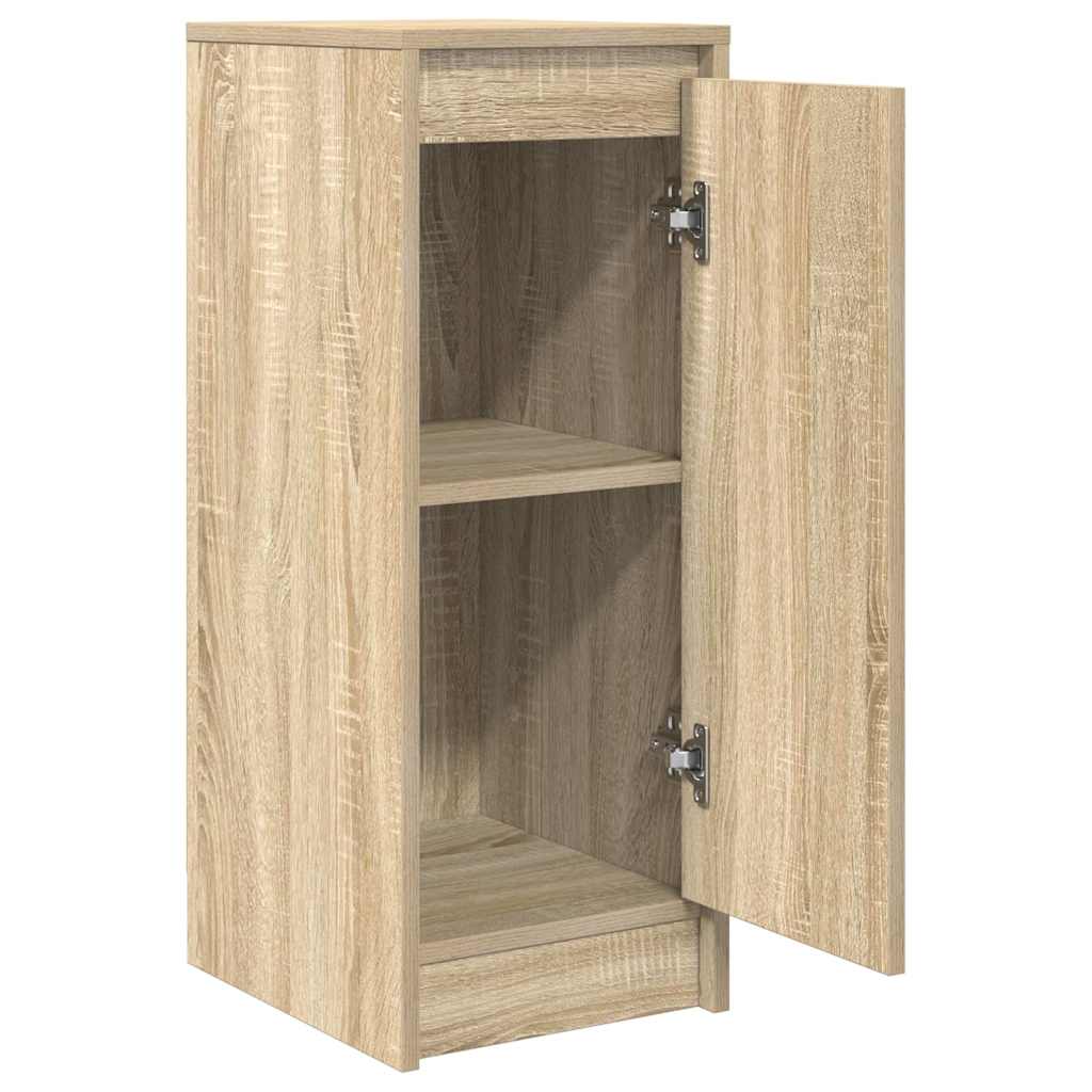 Side cabinet, oak, 29.5x34x76cm, engineered wood